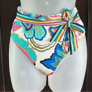NWT Trina Turk Halter Tie Bikini bottom- size 8.
